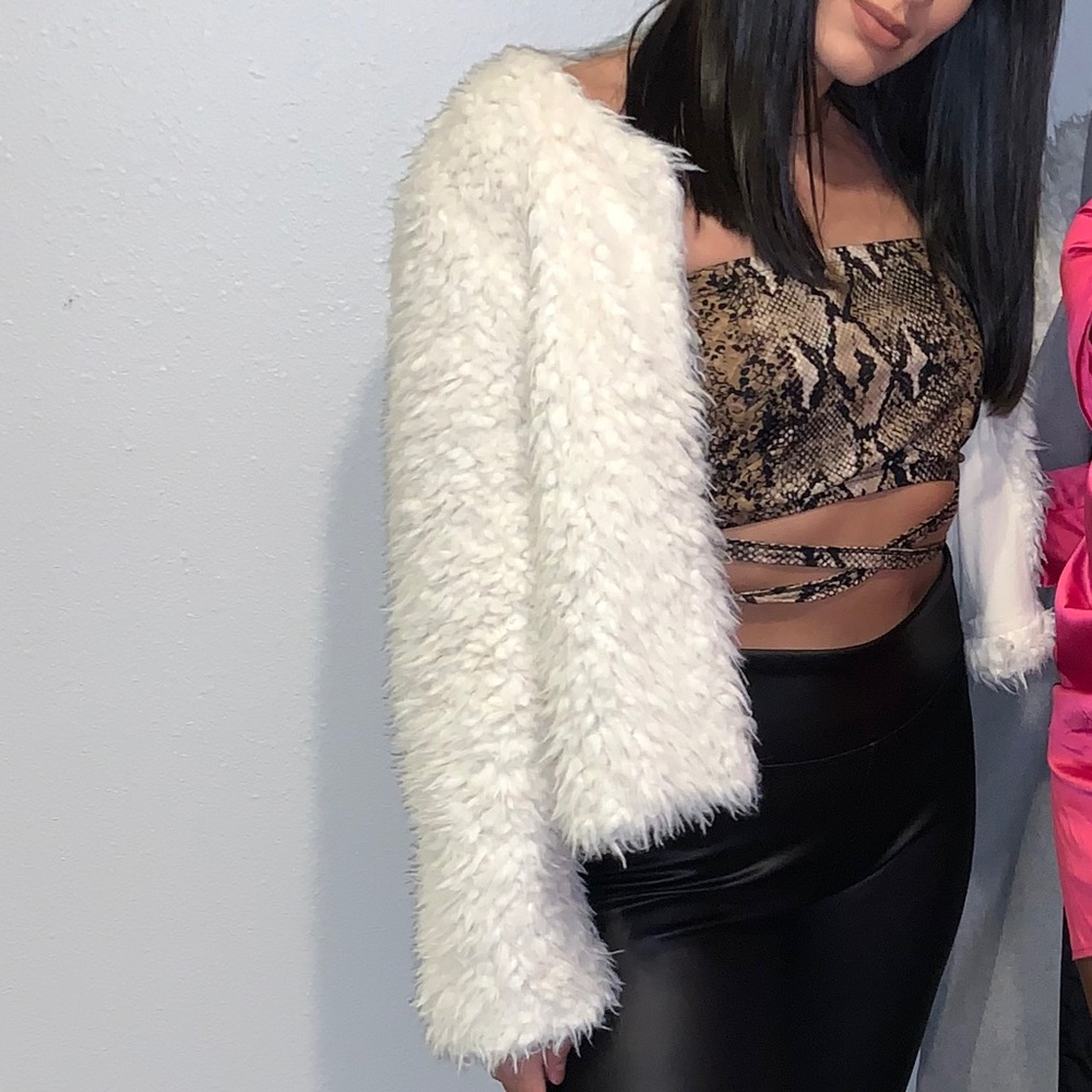 Xhilaration | faux fur jacket